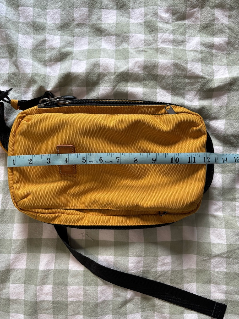 Harvest Label Connect Sling Bag Mustard Yellow Crossbody Backpack Osaka Japan - Picture 8 of 11
